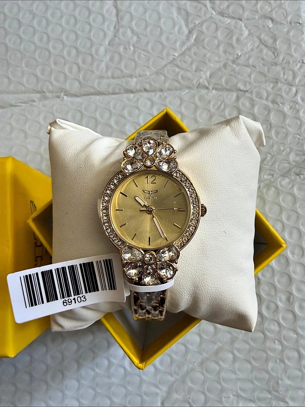 Invicta Wildflower Lady Gold Watch 69103